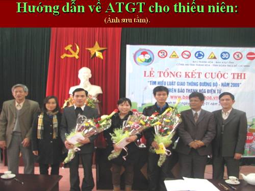 GD CD: ST MS HD về ATGT cho thiếu niên HS