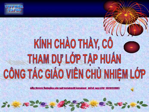 Gd HN: ST ND TH GV chủ nhiệm