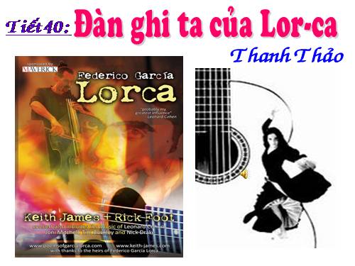 Tuần 14. Đàn ghi ta của Lorca