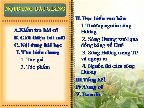 Tuần 17. Ai đã đặt tên cho dòng sông?