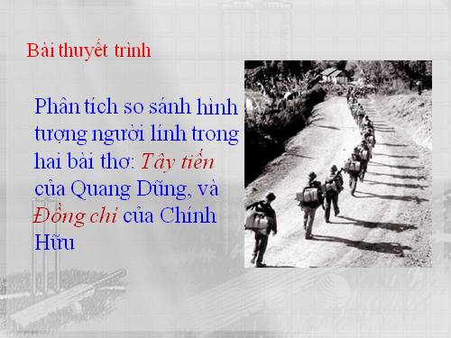 Tuần 7. Tây Tiến