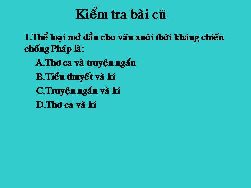 Tuần 2. Tuyên ngôn Độc lập