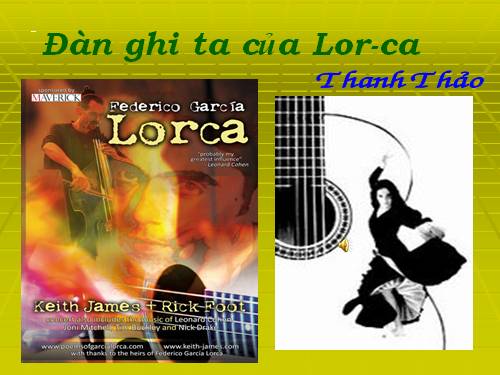 Tuần 14. Đàn ghi ta của Lorca