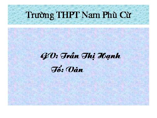 Tuần 27. Số phận con người