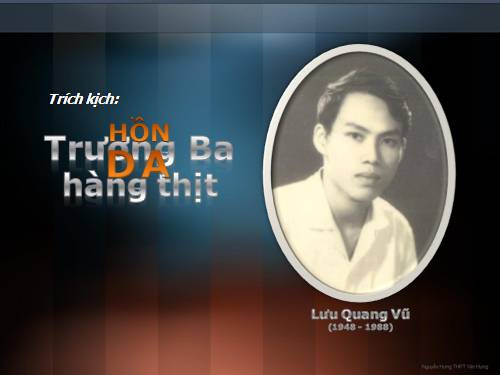 Tuần 29. Hồn Trương Ba, da hàng thịt