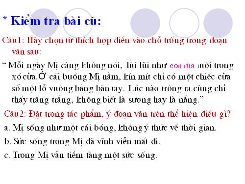 Tuần 21. Vợ nhặt