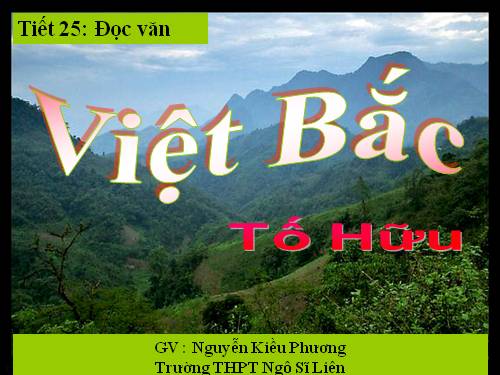 Tuần 8. Việt Bắc