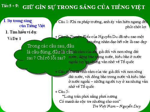 Tuần 2. Giữ gìn sự trong sáng của tiếng Việt