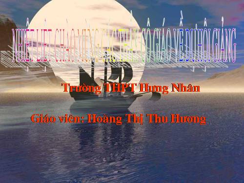 Tuần 24. Chiếc thuyền ngoài xa