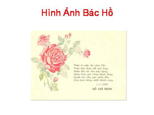 Ảnh Hồ Chí Minh