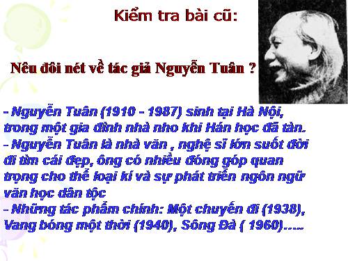 Tuần 16. Người lái đò Sông Đà