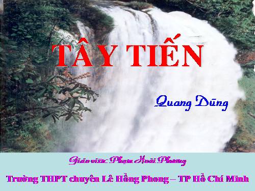 Tuần 7. Tây Tiến