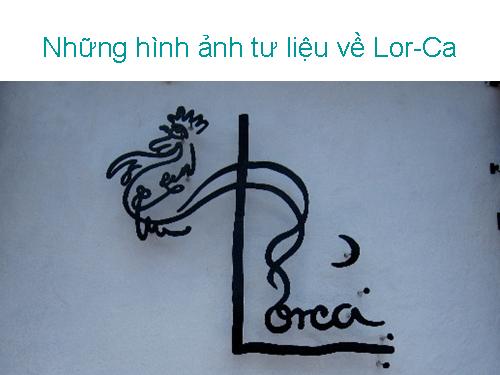 Tuần 14. Đàn ghi ta của Lorca