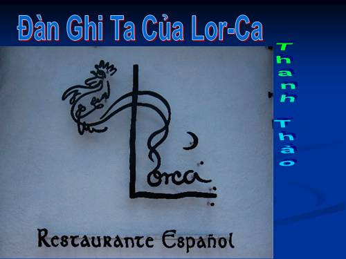 Tuần 14. Đàn ghi ta của Lorca