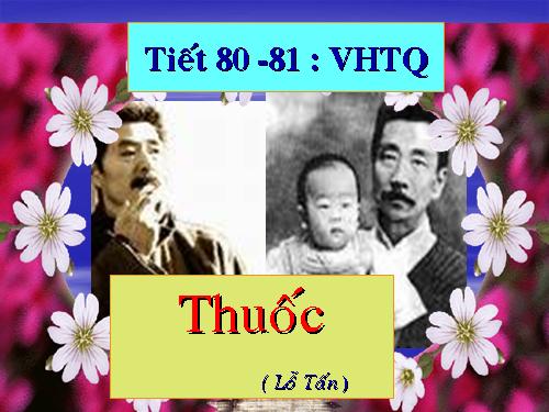 Tuần 26. Thuốc