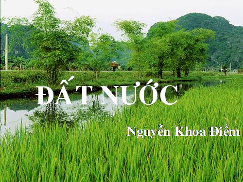 Tuần 10. Đất nước (Nguyễn Khoa Điềm)