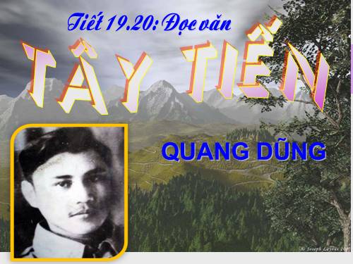 Tuần 7. Tây Tiến