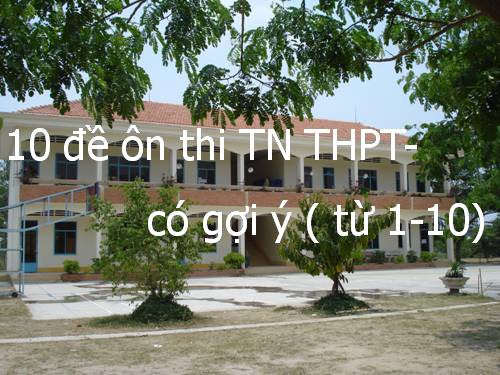 ôn thi TN 12