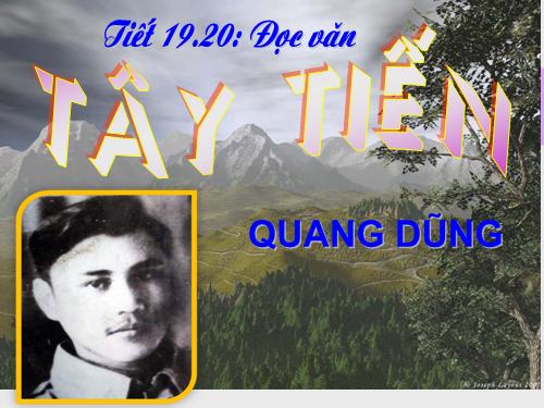 Tuần 7. Tây Tiến