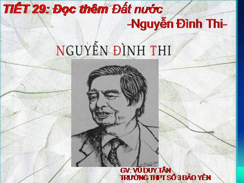 Tuần 10. Đất nước (Nguyễn Đình Thi)