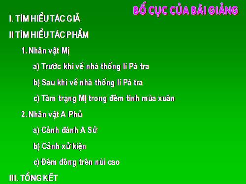 Tuần 19. Vợ chồng A Phủ