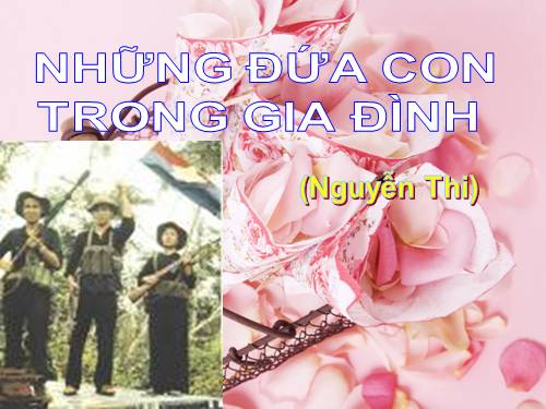 Tuần 23. Những đứa con trong gia đình