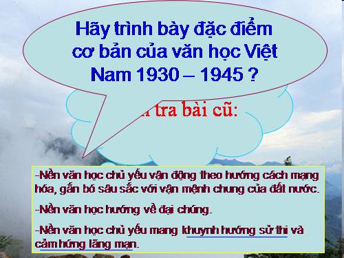 Tuần 7. Tây Tiến