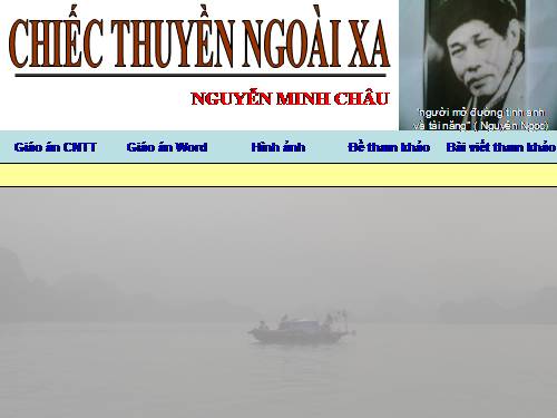 Tuần 24. Chiếc thuyền ngoài xa