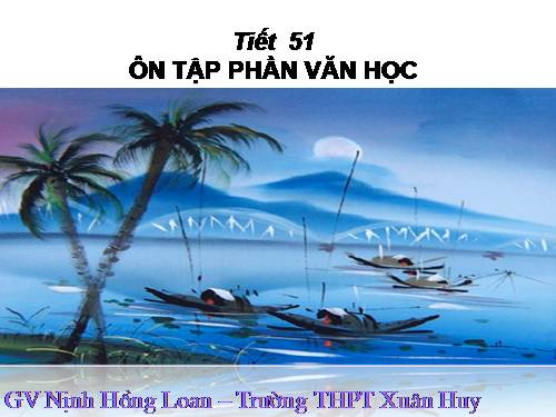 Tuần 18. Ôn tập phần Văn học