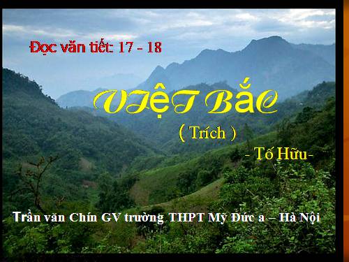 Tuần 8. Việt Bắc