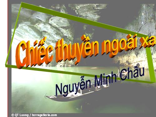 Tuần 24. Chiếc thuyền ngoài xa