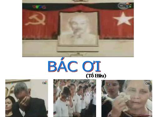 Tuần 14. Đọc thêm: Bác ơi!