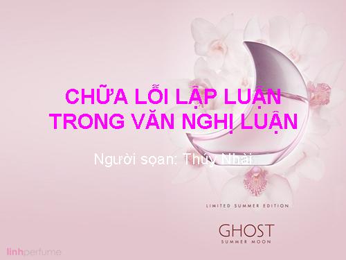 Tuần 16. Chữa lỗi lập luận trong văn nghị luận