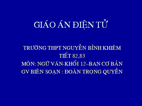 Tuần 28. Ông già và biển cả