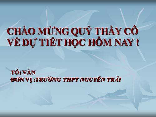 Tuần 1. Khái quát văn học Việt Nam từ Cách mạng tháng Tám năm 1945 đến hết thế kỉ XX