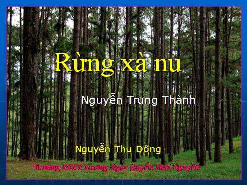 Tuần 22. Rừng xà nu