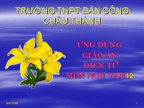 Tuần 2. Tuyên ngôn Độc lập