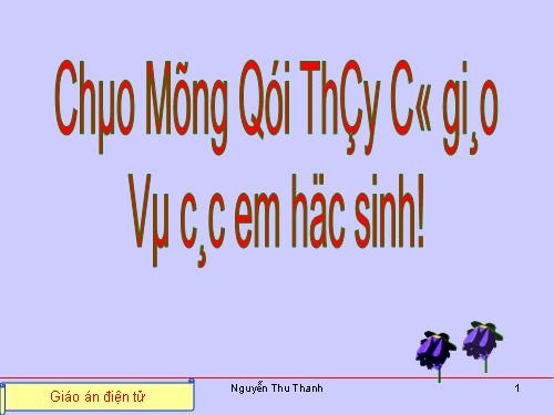 Tuần 2. Tuyên ngôn Độc lập