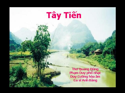 Tuần 7. Tây Tiến