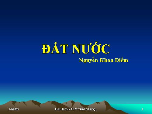 Tuần 10. Đất nước (Nguyễn Khoa Điềm)