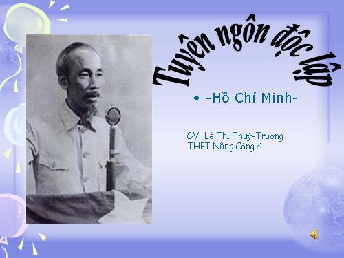 Tuần 2. Tuyên ngôn Độc lập