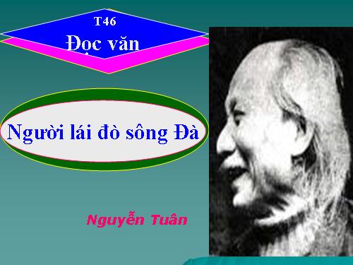 Tuần 16. Người lái đò Sông Đà