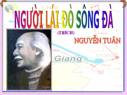 Tuần 16. Người lái đò Sông Đà