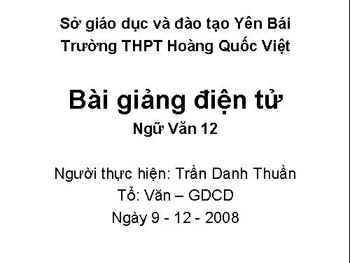 Tuần 16. Chữa lỗi lập luận trong văn nghị luận