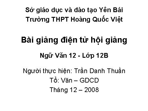 Tuần 16. Chữa lỗi lập luận trong văn nghị luận