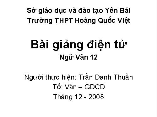 Tuần 16. Chữa lỗi lập luận trong văn nghị luận