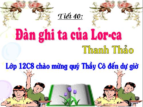 Tuần 14. Đàn ghi ta của Lorca