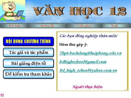 tổng hợp văn học 12 mới nhất