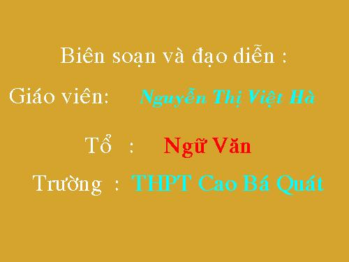 Tuần 7. Tây Tiến