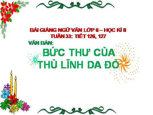 Bài 30. Bức thư của thủ lĩnh da đỏ